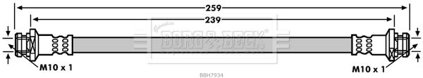 BORG & BECK Pidurivoolik BBH7934